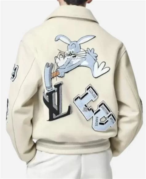 louis vuitton oz varsity jacket|Louis Vuitton bugs bunny jacket.